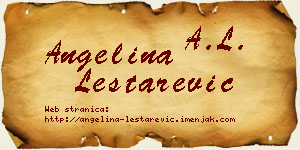 Angelina Leštarević vizit kartica
